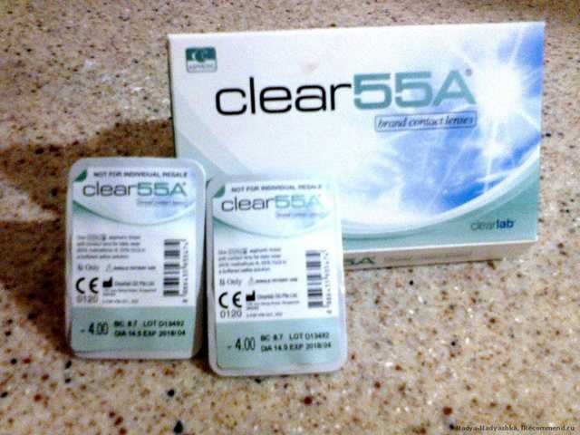 Контактные линзы  Clear 55A - фото