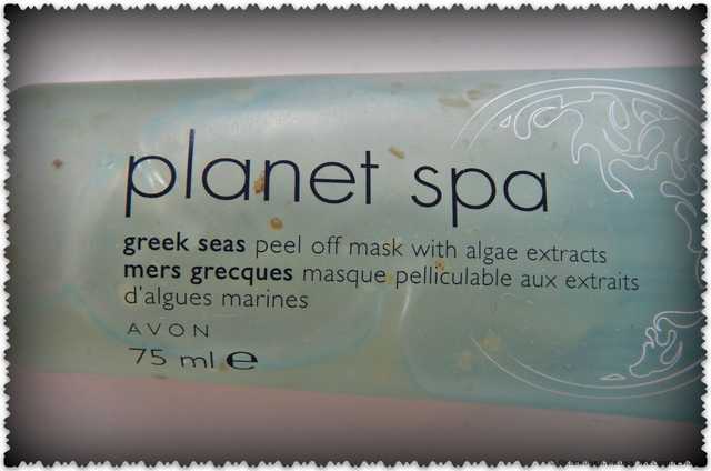 Маска-пленка для кожи лица Avon planet spa с экстрактом водорослей "Отдых в Греции" - фото