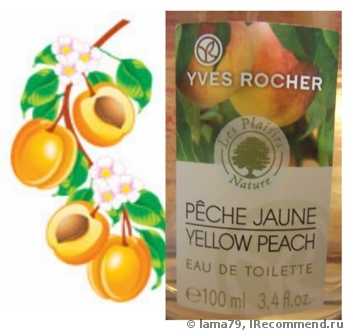 Ив Роше Yves Rocher LES PLAISIRS NATURE Yellow Peach туалетная вода - фото