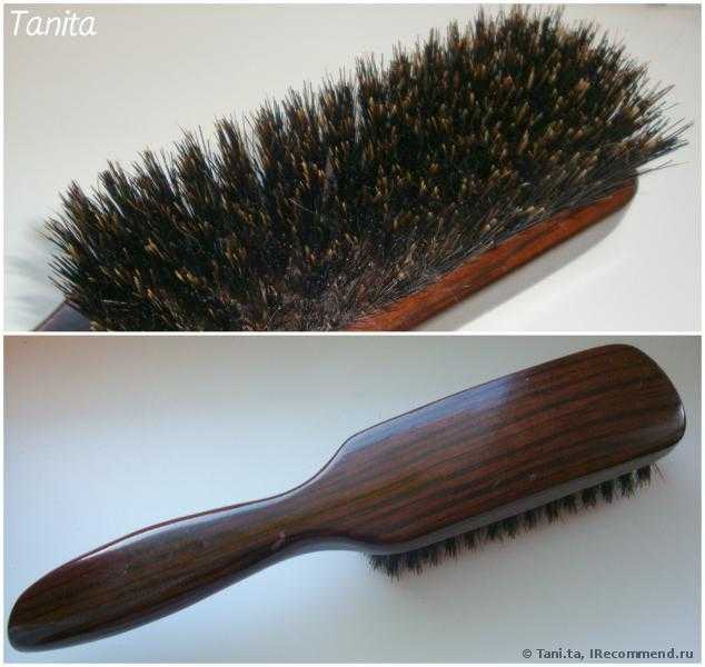 Щетка для волос Hairway с натуральной щетиной - фото
