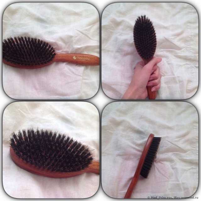 Щетка для волос Hairway с натуральной щетиной - фото