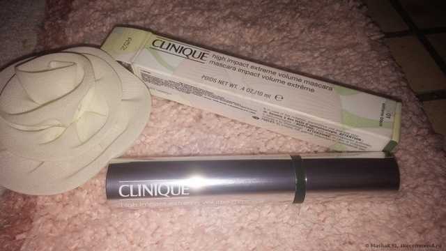 Тушь для ресниц CLINIQUE high impact extreme volume mascara black - фото