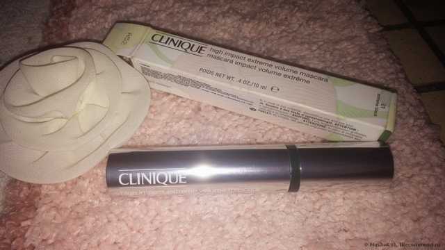 Тушь для ресниц CLINIQUE high impact extreme volume mascara black - фото