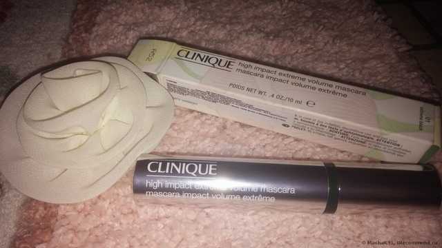 Тушь для ресниц CLINIQUE high impact extreme volume mascara black - фото