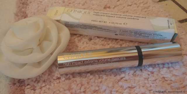 Тушь для ресниц CLINIQUE high impact extreme volume mascara black - фото