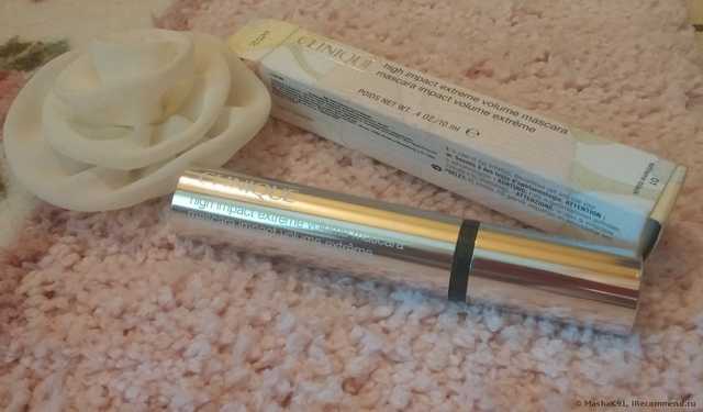 Тушь для ресниц CLINIQUE high impact extreme volume mascara black - фото
