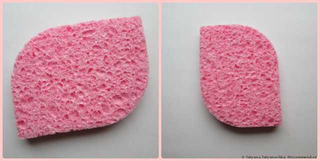 Губка для лица Oriflame Мягкий спонж для умывания из целлюлозы.  Pink Face Sponge. - фото
