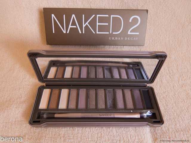 Палетка теней для век Aliexpress Urban Decay Naked 2 New Fashion Professional 12 Color Make up Neutral Nude Eye Shadow Palette With Eye Brush - фото