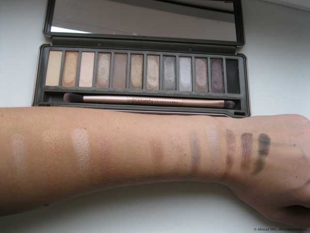 Палетка теней для век Aliexpress Urban Decay Naked 2 New Fashion Professional 12 Color Make up Neutral Nude Eye Shadow Palette With Eye Brush - фото