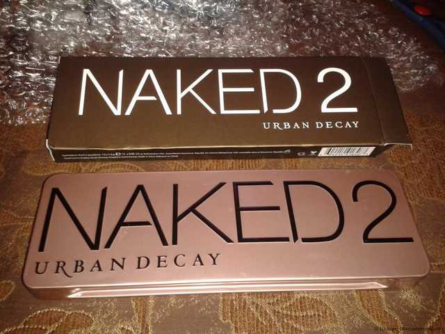 Палетка теней для век Aliexpress Urban Decay Naked 2 New Fashion Professional 12 Color Make up Neutral Nude Eye Shadow Palette With Eye Brush - фото