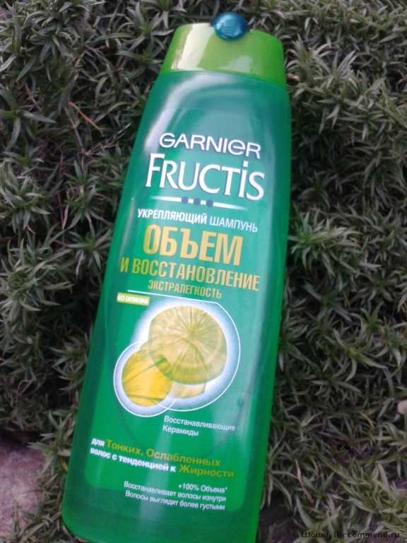 Шампунь Fructis укрепляющий "Объем и Восстановление" Экстралегкость - фото