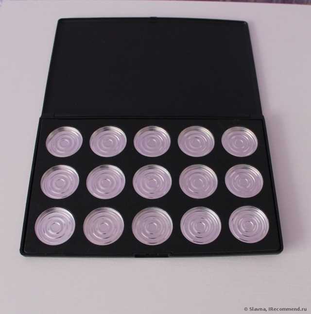 Палетка для теней Buyincoins Empty Eyeshadow Aluminum Pans with Palette - фото