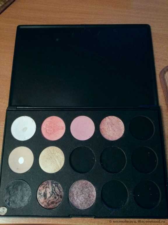 Палетка для теней Buyincoins Empty Eyeshadow Aluminum Pans with Palette - фото