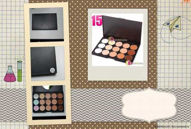 Палетка для теней Buyincoins Empty Eyeshadow Aluminum Pans with Palette - фото