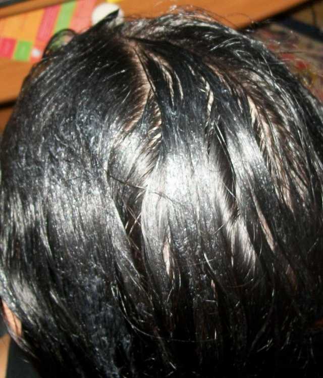 Глубокое кондиционирование волос - шайнинг - фото