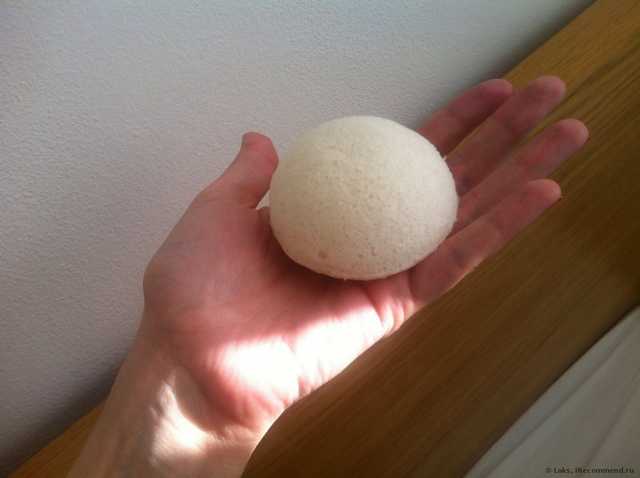 Губка для лица Missha Soft Jelly Cleansing Puff - White Clay - фото