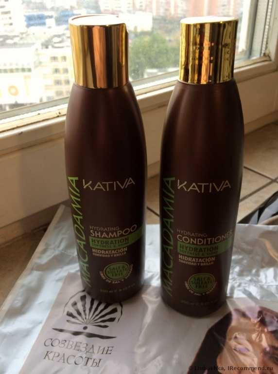 Шампунь Kativa  / Катива - увлажняющий для нормальных и поврежденных волос Macadamia (с макадамией) - отзыв - фото