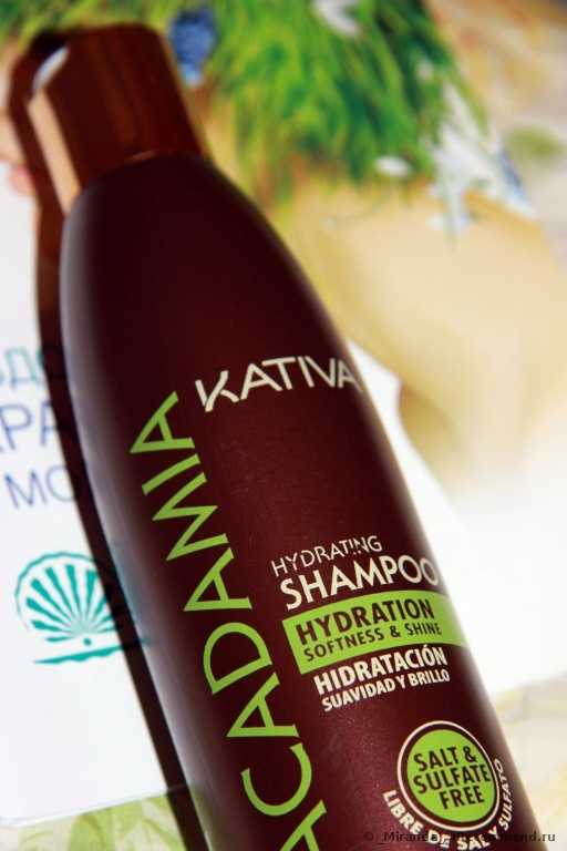 Шампунь Kativa  / Катива - увлажняющий для нормальных и поврежденных волос Macadamia (с макадамией) - отзыв - фото
