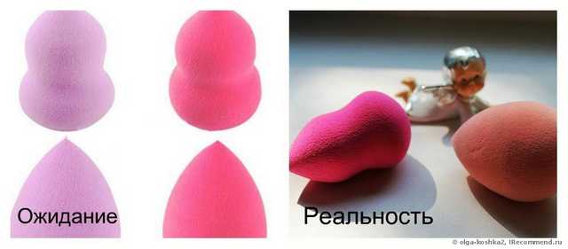 Спонжи для макияжа Aliexpress    Beauty Soft Makeup Sponge Blender Blending Foundation Smooth Puff - фото