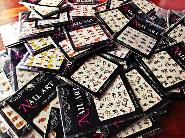 Водные наклейки для ногтей Aliexpress   50 PCS / LOT Nail Art Water Transfers Stickers Nail Decals Stickers Water Decal Cartoon Animation Animal Fish Rabbit - фото