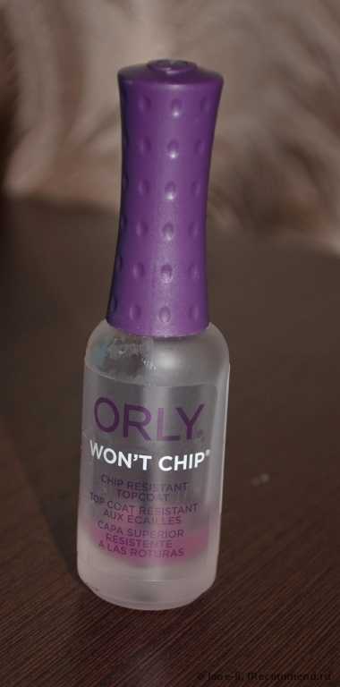 Закрепитель лака ORLY Won' t chip - фото