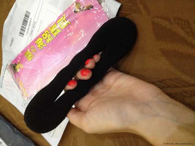 Аксессуары для волос Aliexpress   Magic Sponge Hair Styling Bun Maker - фото