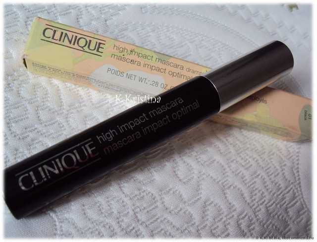 Идеальная тушь для ежедневного макияжа – Clinique High Impact Mascara.