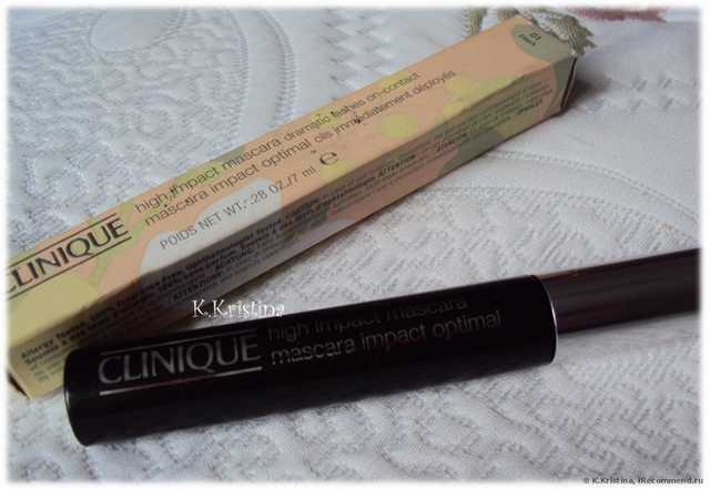 Идеальная тушь для ежедневного макияжа – Clinique High Impact Mascara.