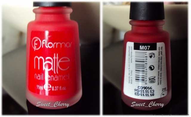 Лак для ногтей Flormar Matte Nail Enamel - фото