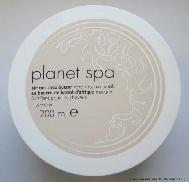 Маска для волос Avon Planet Spa African Shea Butter Restoring Hair Mask - фото