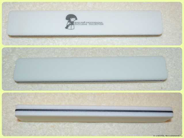 Пилка полировочная для ногтей MASURA 240/240 Broad Sponge Exclusive - фото