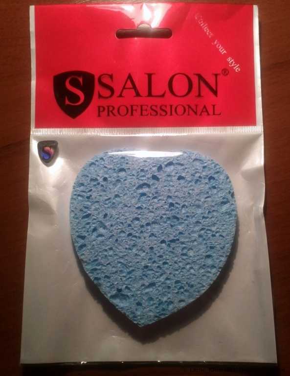 Губка для лица SALON professional  для очистки и пилинга кожи - фото