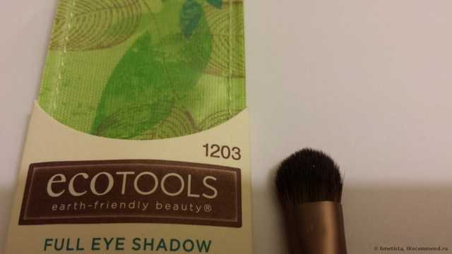 Кисть для теней Ecotools Full eye shadow - фото