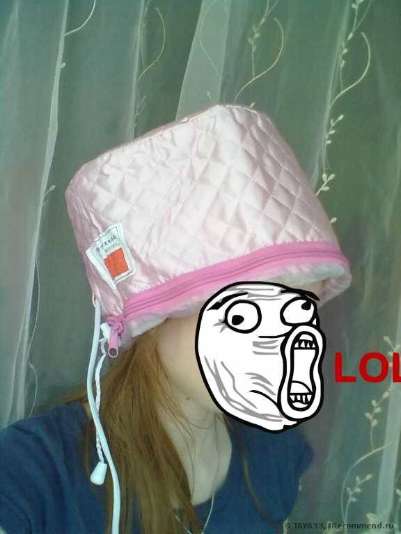 Термошапочка Buyincoins New Hair Thermal Treatment Beauty Steamer SPA Cap Nourishing Hair Care Hat - фото