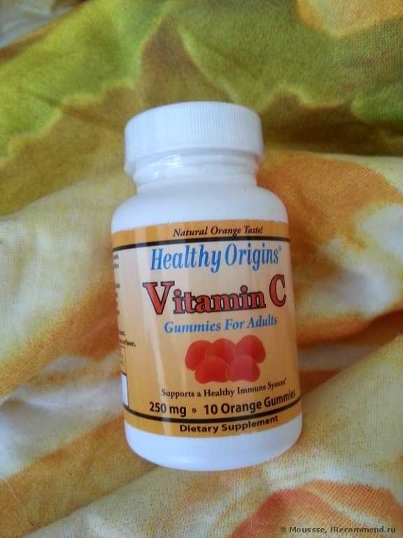 Витамины Healthy Origins Vitamin C Gummies For Adults - фото