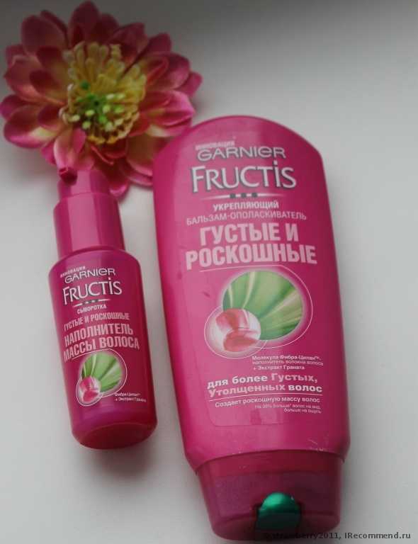 Сыворотка для волос Fructis Наполнитель Массы Волоса (густые и роскошные) - фото