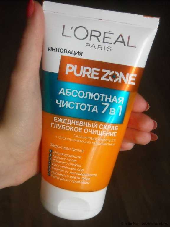 Скраб для лица L'OREAL Pure Zone "Абсолютная чистота 7в1" - фото