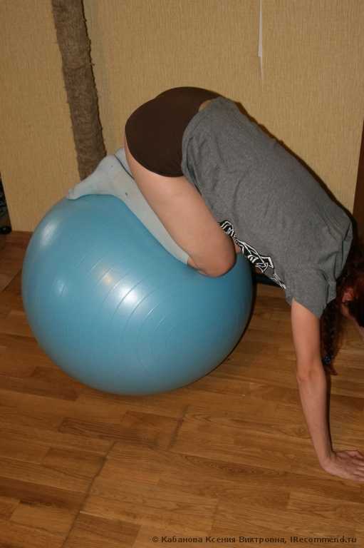 Мяч гимнастический  Lite Weights с насосом, 75 см - фото