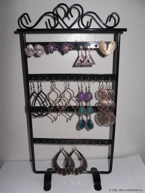 Подставка для бижутерии Aliexpress   Earrings 48 Hole Display Rack Metal Stand Holder Luxury Comfy feeling - фото