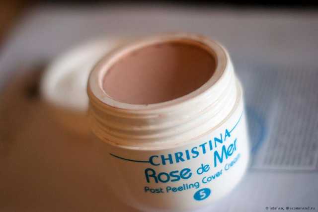 Постпилинговый тональный защитный крем Christina  Rose De Mer 5 Post Peeling Cover Cream / Роз де Мер. - фото
