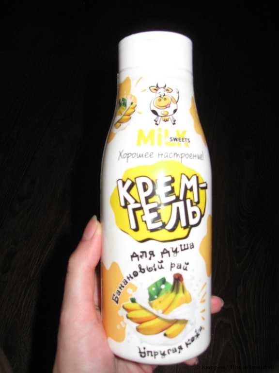 Гель для душа Clever Company Крем-гель для душа "Банановый рай" Упругая кожа - фото