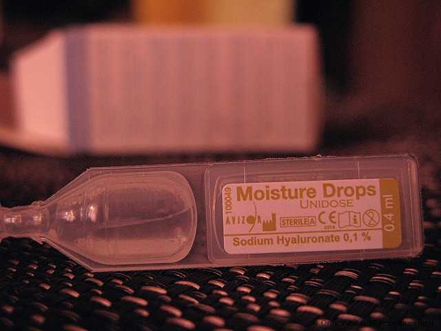 Капли для глаз Avizor Увлажняющие в индивидуальной упаковке (Moisture Drops Unidose) - фото