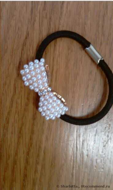 Аксессуары для волос Aliexpress   Korean fashion sweet pearl Bow Headband - фото