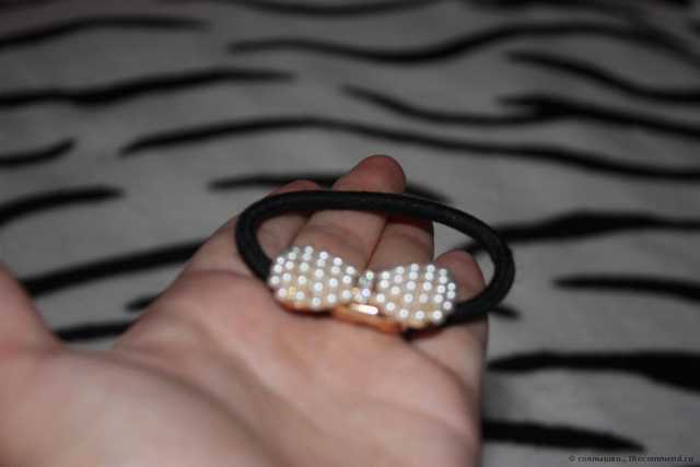 Аксессуары для волос Aliexpress   Korean fashion sweet pearl Bow Headband - фото