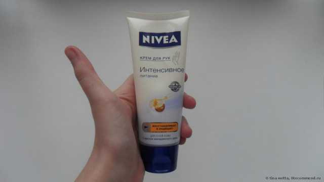 Крем для рук NIVEA Интенсивное питание. Для сухой кожи. С маслом макадамского ореха. - фото