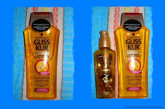Шампунь Gliss kur Oil Nutritive для длинных, секущихся волос - фото
