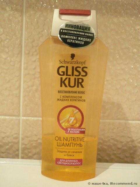 Шампунь Gliss kur Oil Nutritive для длинных, секущихся волос - фото