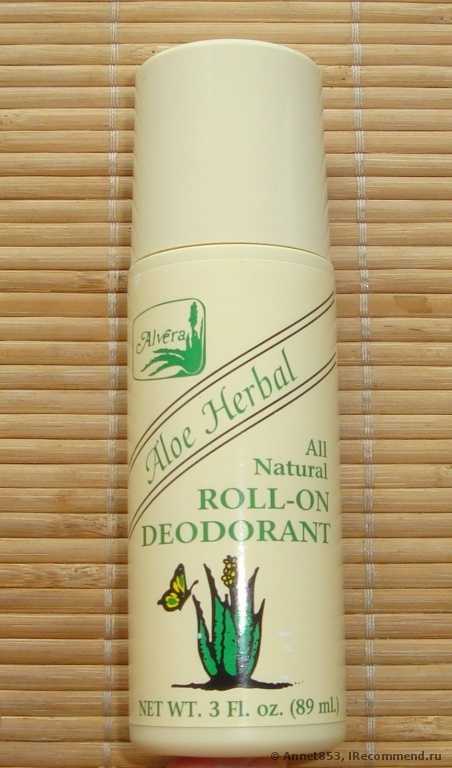Дезодорант-антиперспирант Alvera Aloe Herbal All Natural Roll On Deodorant - фото