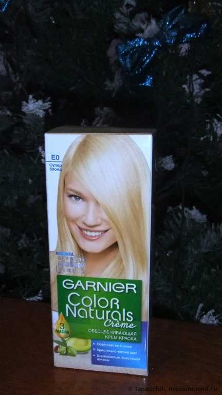 Обесцвечивающая интенсивная крем-краска для волос Garnier Color Naturals супер блонд (Е0) - фото