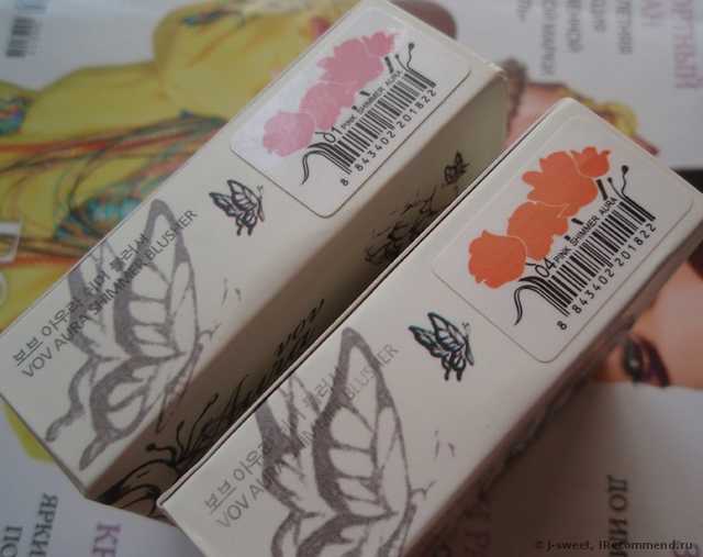 Румяна VOV Aura Shimmer Blusher - фото